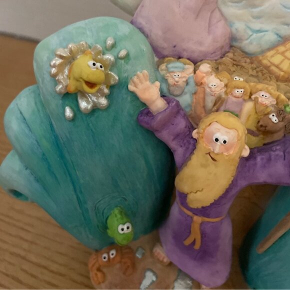 The Beginners Bible Moses Parts The Red Sea Ceramic Collectible Figure 1996 Rare - Picture 7 of 15